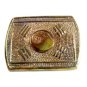 Ying and Yang Brass Belt Buckle 62614