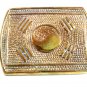 Ying and Yang Brass Belt Buckle 62614