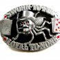 1995 Sworn To Fun Loyal To None Spider Gambling Cards Belt Buckle
