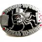 1995 Sworn To Fun Loyal To None Spider Gambling Cards Belt Buckle