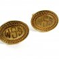 Anson Initial / Letters WSS or SSM 12K G.F. Goldtone Cufflinks 71014