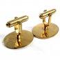 Anson Initial / Letters WSS or SSM 12K G.F. Goldtone Cufflinks 71014