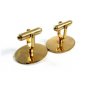 Anson Initial / Letters WSS or SSM 12K G.F. Goldtone Cufflinks 71014
