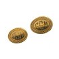 Anson Initial / Letters WSS or SSM 12K G.F. Goldtone Cufflinks 71014