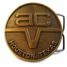 ac Houston Texas Belt Buckle