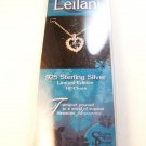 Leilani Collection 18" Sterling Chain & Cz Pendant