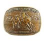 1988 Bronze Great American Rodeo Steer Wrestling Belt Buckle 10302013
