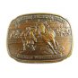 1988 Bronze Great American Rodeo Steer Wrestling Belt Buckle 10302013