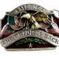 1986 America The Pride is Back Belt Buckle by Siskiyou 62614