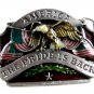 1986 America The Pride is Back Belt Buckle by Siskiyou 62614