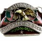 1986 America The Pride is Back Belt Buckle by Siskiyou 62614