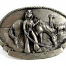 1985 American Cowgirl Comemorative Belt Buckle by Arroyo Grande 102314