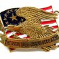 1982 Right To Bear & Keep Arms Solid Brass Belt Buckle by Baron