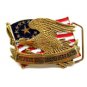 1982 Right To Bear & Keep Arms Solid Brass Belt Buckle by Baron