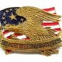 1982 Right To Bear & Keep Arms Solid Brass Belt Buckle by Baron