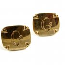 Anson Goldtone Initial / Letter G Cufflinks 10222013