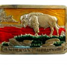 Western Cowboy Buffalo Belt Buckle by Kolcaco