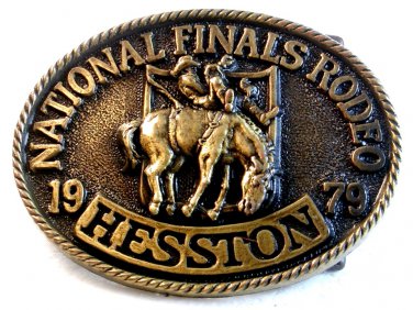 1979 Hesston National Finals Rodeo Belt Buckle