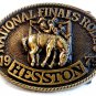 1979 Hesston National Finals Rodeo Belt Buckle