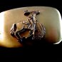 Western Rodeo Horse Bowing Cowboy Belt Buckle no. 445