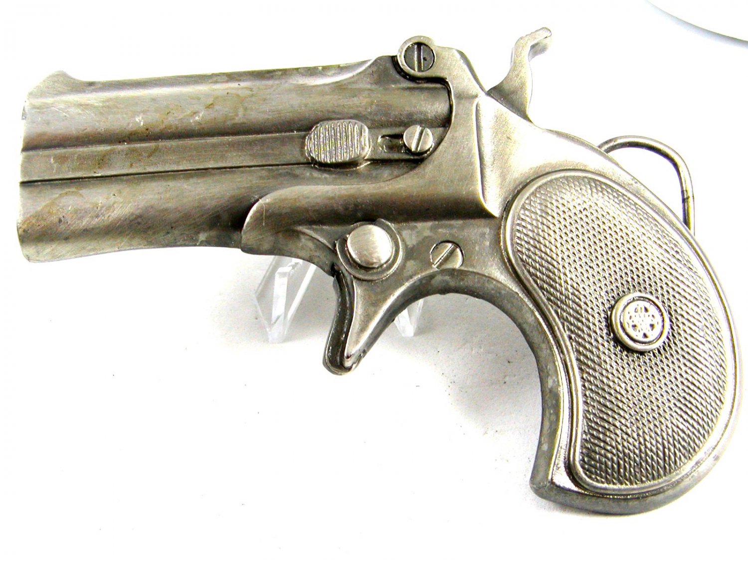 1978 Derringer Pistol Gun Belt Buckle By Bergamont 63014