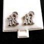 NY CZs Pierced Studs Earrings 12092013bc