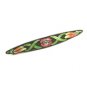 Victorian / Edwardian Beautiful Flower Enameled Bar Brooch Unmarked 101614