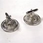1957 Confederatio Helvetica Silvetone Cufflinks by Swank Swiss Made 71415