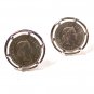 1957 Confederatio Helvetica Silvetone Cufflinks by Swank Swiss Made 71415
