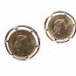 1957 Confederatio Helvetica Silvetone Cufflinks by Swank Swiss Made 71415