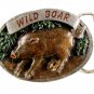 1986 Wild Boar Enameled Belt Buckle 51514 by C&J Inc