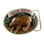 1986 Wild Boar Enameled Belt Buckle 51514 by C&J Inc