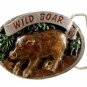 1986 Wild Boar Enameled Belt Buckle 51514 by C&J Inc