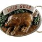 1986 Wild Boar Enameled Belt Buckle 51514 by C&J Inc