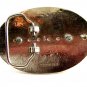 Silvertone & Shiny Blue Western Cowboy Belt Buckle Made in USA