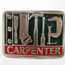 Saw Hammer Screwdriver Carpenter Belt Buckle Unbranded Made In USA 71715