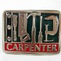 Saw Hammer Screwdriver Carpenter Belt Buckle Unbranded Made In USA 71715