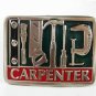 Saw Hammer Screwdriver Carpenter Belt Buckle Unbranded Made In USA 71715