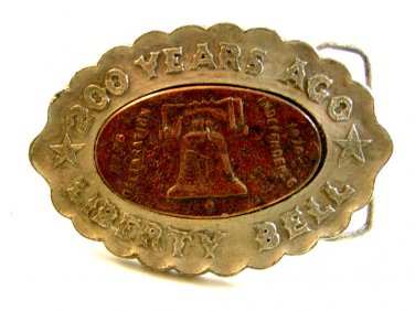 200 Years Ago Liberty Bell Belt Buckle