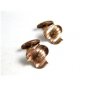Edwardian / Victorian Goldtone Flower Cufflinks 22514