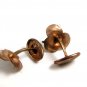 Edwardian / Victorian Goldtone Flower Cufflinks 22514