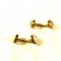 Small Goldtone Opalescent Cufflinks Unbranded 71615