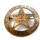1996 Brighton Sante Fe Buckaroo Ball Badge Brooch