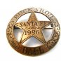 1996 Brighton Sante Fe Buckaroo Ball Badge Brooch