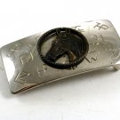 Made In USA by Chambers Western Cowboy Cattle Brands Horse Head Belt Buckle 1030