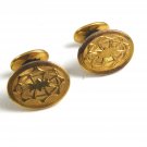 Victorian / Edwardian Goldtone Cufflinks 222514
