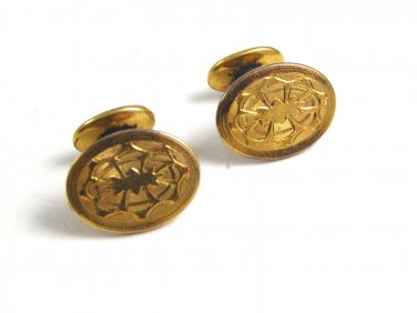 Victorian / Edwardian Goldtone Cufflinks 222514