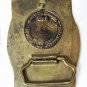 Texas Alamo Brass Belt Buckle By Heritage Mint Registered Collection 63015