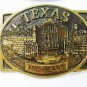 Texas Alamo Brass Belt Buckle By Heritage Mint Registered Collection 63015