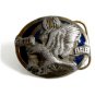 NRA Golden Eagle Belt Buckle Made in USA 82814